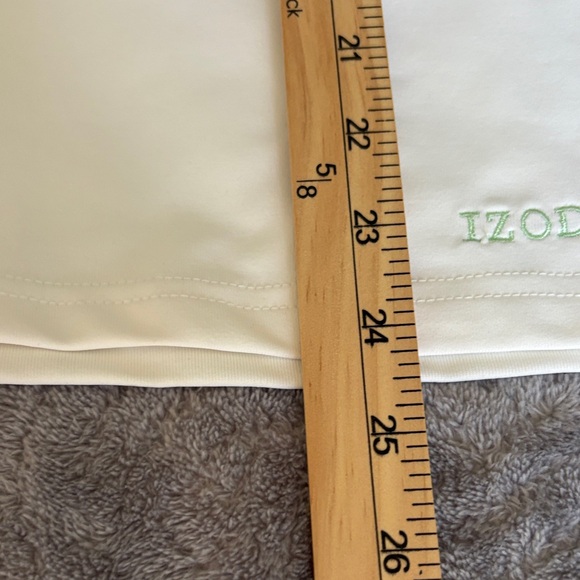 NWT Izod Golf Women's Short Sleeve V Neck Shirt with Cool FX; Sz: L - Picture 11 of 13